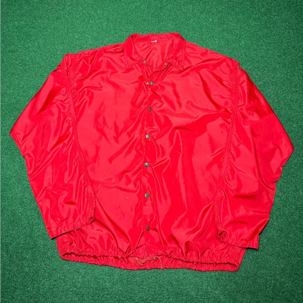 Vintage Russell Southern Co. 50s Nike Red XL Windbreaker Embroidered Jacket